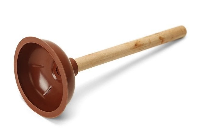 Image result for Buy a plunger before you need a plunger
