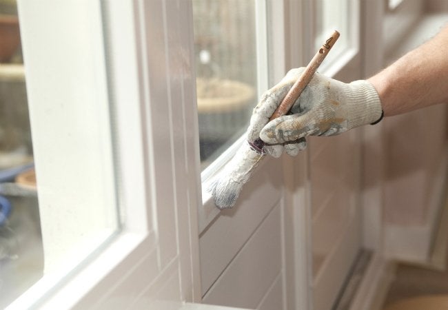 how to remove acrylic paint from window glass