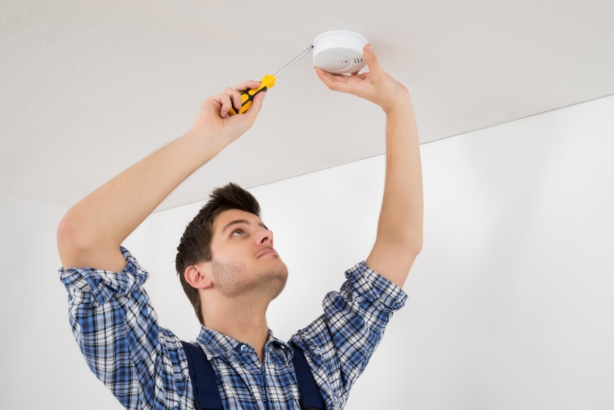 How To Install A Smoke Detector Unit At Home Bob Vila,Entryway Shoe Storage Solutions