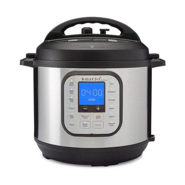 The Best Pressure Cooker Option: Instant Pot Duo Nova 7-in-1 Electric Pressure Cooker