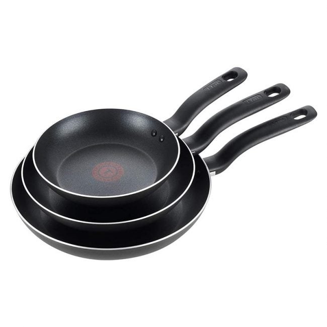 The Best Frying Pan Option: T-fal Specialty Nonstick 3-piece Frying Pan Set