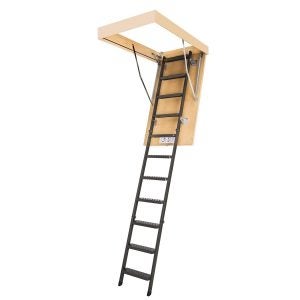 Best Attic Ladder Options: FAKRO LMS 66866 Insulated Steel Attic Ladder