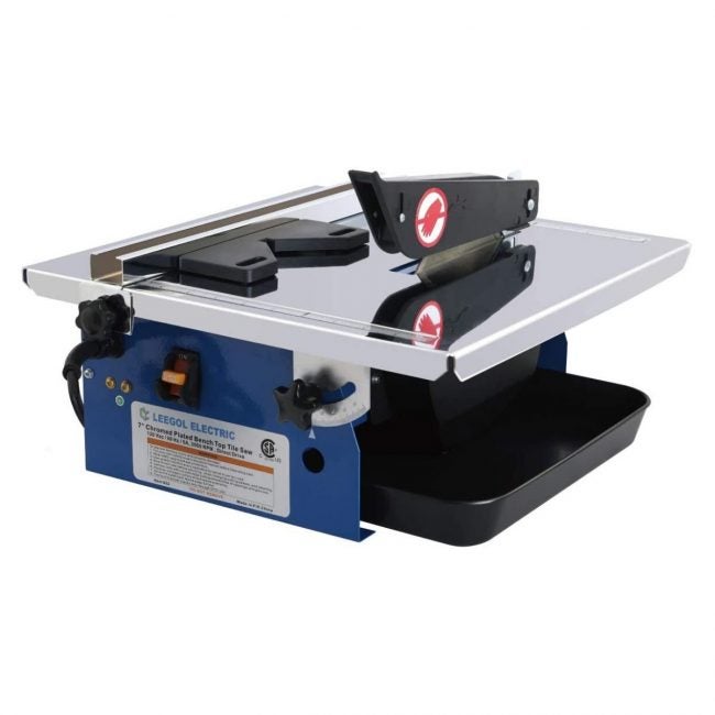 The Best Tile Saw Option: Leegol Electric 7-Inch Wet Tile Saw