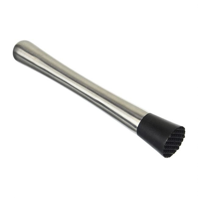 The Best Cocktail Muddler Option: HQY 8" Long Stainless Steel Cocktail Muddler