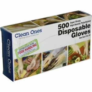 The Best Disposable Gloves Option: Clean Ones Disposable HDPE Poly Gloves