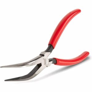 The Best Needle Nose Pliers Option: TEKTON 6-Inch 70-Degree Bent Long Nose Pliers