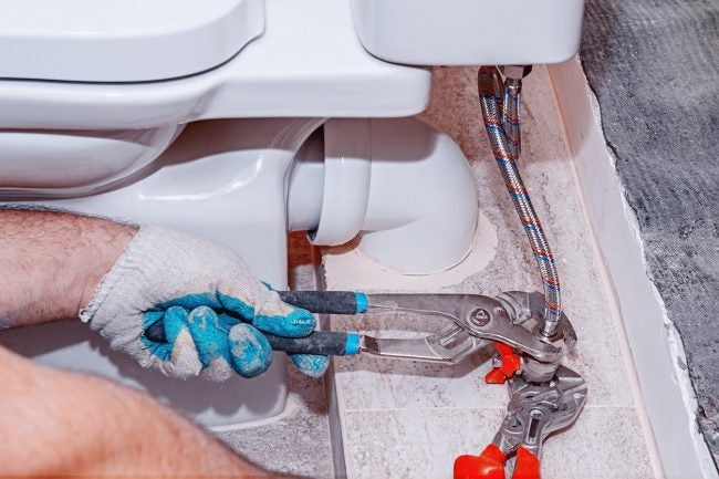 Replace a Toilet Shut-Off Valve: Remove the Old Valve