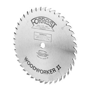 The Best Table Saw Blade Option: Forrest WW10Q407125 Woodworker II