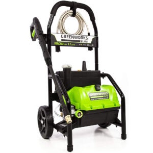 Best Electric Pressure Washer Options: Greenworks PW-1800 1800 PSI 1.1 GPM Electric Pressure Washer