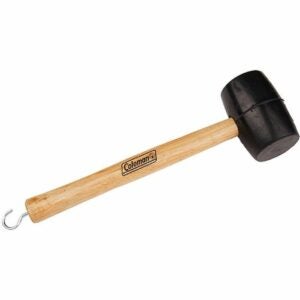 The Best Rubber Mallet Option: Coleman Rubber Mallet with Tent Peg Remover