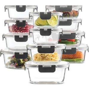 Best Glass Food Storage Containers 24piece