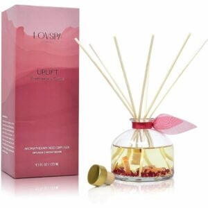 The Best Reed Diffuser Option: LOVSPA Uplift Pomegranate and Citrus Essential Oil