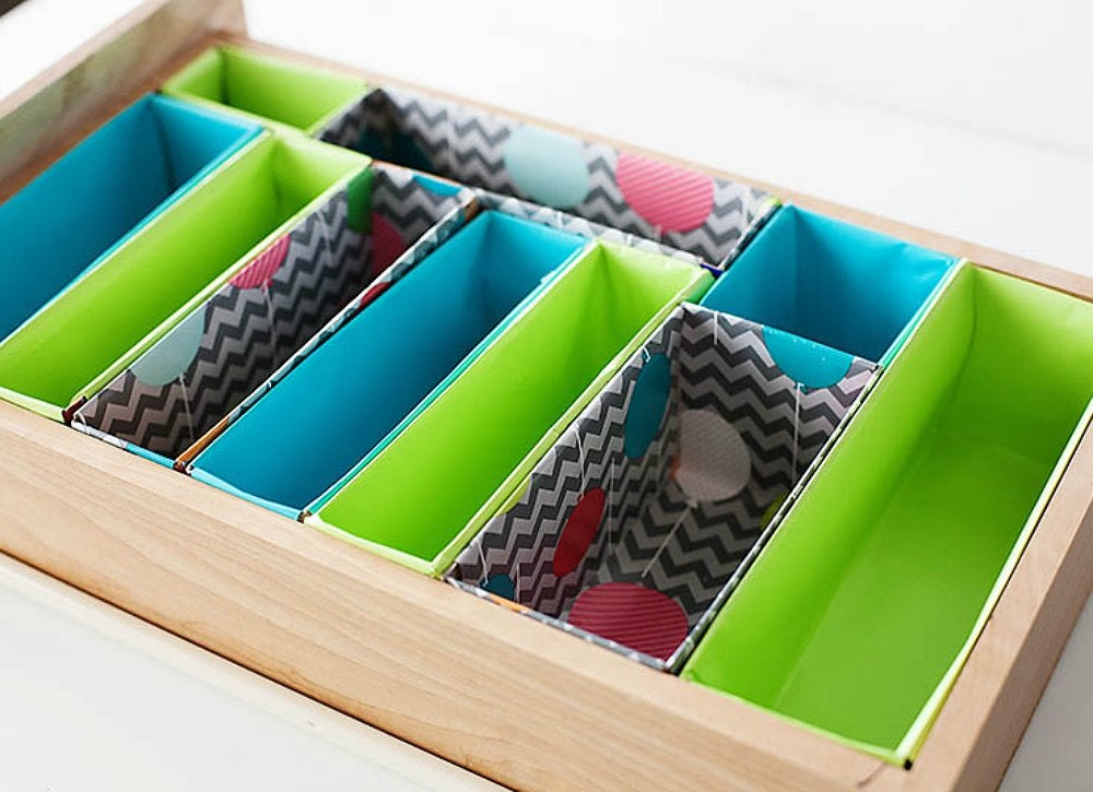 how to make paper dividers for drawers