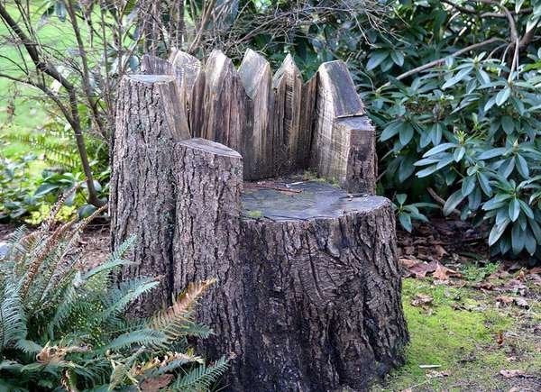 Tree Stump Lawn Chair